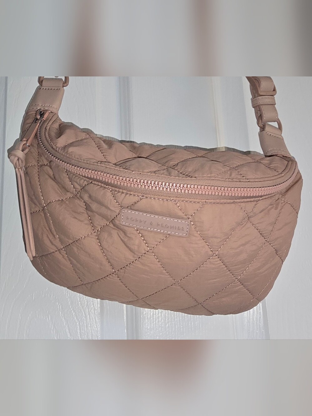 Poppy & Peonies Quilted Sidekick Light Pink